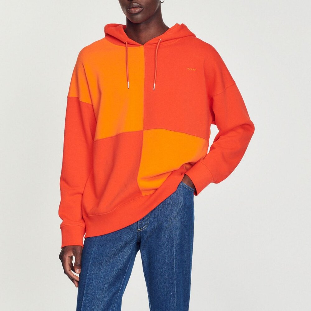 NWT: Sandro Oversized H22 Hoodie Square Unisex Sizes: XS, Small, Large and XXL